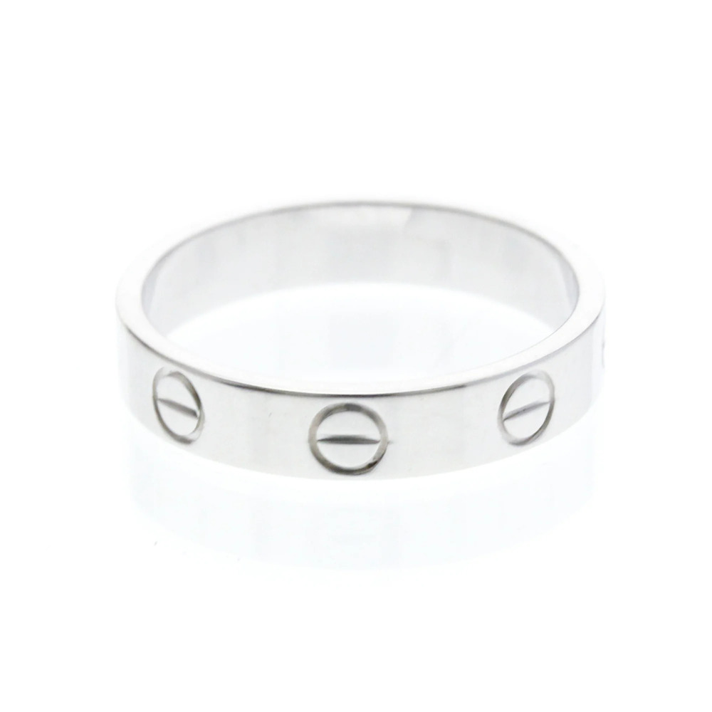 CARTIER 18k Silver Love Ring - Picture 3 of 9